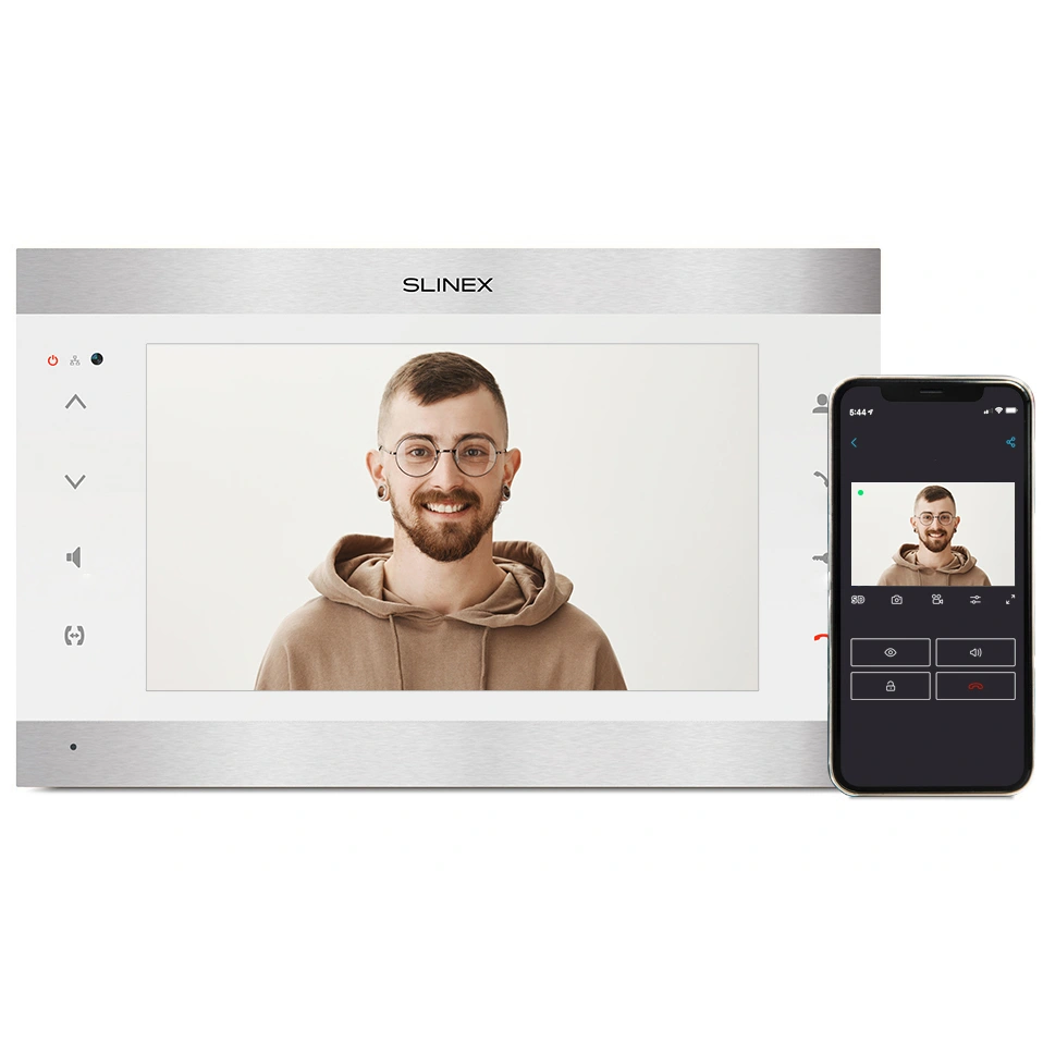 SL-10IPTHD (silver+white) Відеодомофон 10 "Slinex - Зображення 4