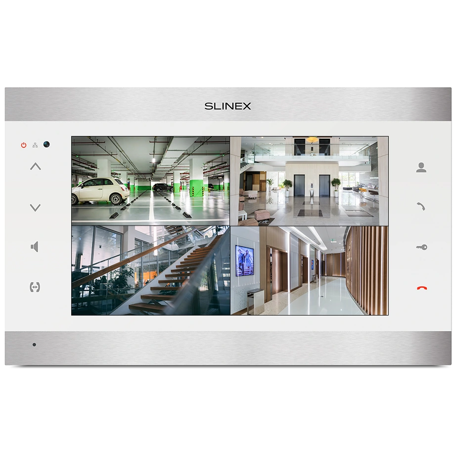 SL-10IPTHD (silver+white) Відеодомофон 10 "Slinex - Зображення 3