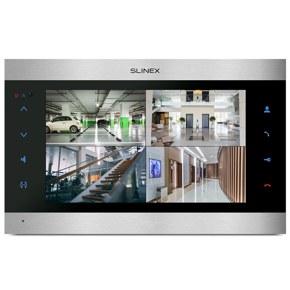 SL-10IPTHD (silver+black) Відеодомофон 10 "Slinex - Зображення 3