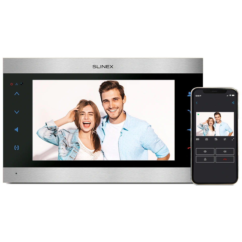 SL-10IPTHD (silver+black) Відеодомофон 10 "Slinex - Зображення 4