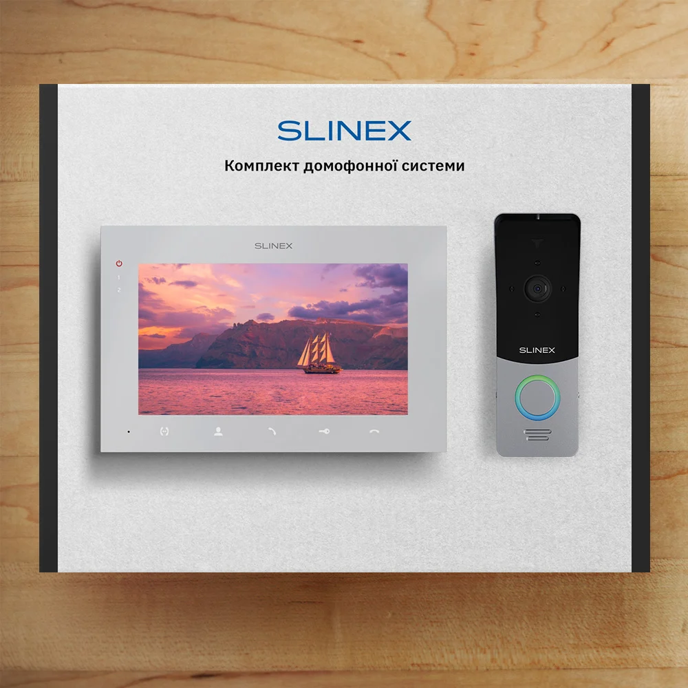 Slinex ML-20HD(Black)+SQ-07MTHD(White) Комплект відеодомофону - Зображення 6