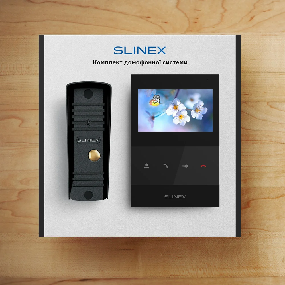 Slinex SQ-04(Black)+ML-16НD(Black) Комплект відеодомофону - Зображення 6