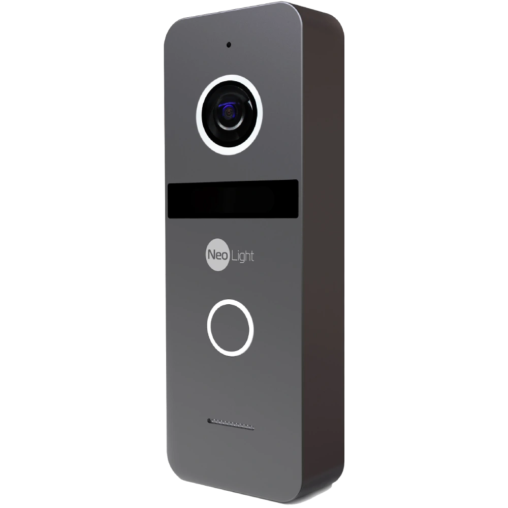 Neolight ALPHA Hybrid + SOLO IP Graphite з кутком, PoE адаптер для панелі виклику Комплект відеодомофону - Зображення 4