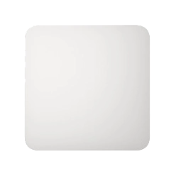 Ajax SoloButton (1-gang/2-way) [55] white для одноклавішного чи прохідного вимикача Кнопка
