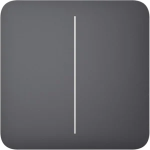 Ajax SoloButton (2-gang) [55] graphite кнопка Кнопка двоклавішного вимикача
