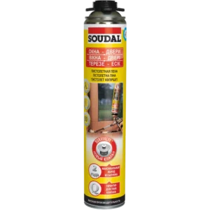SOUDAL 750мл Піна монтажна пістолет