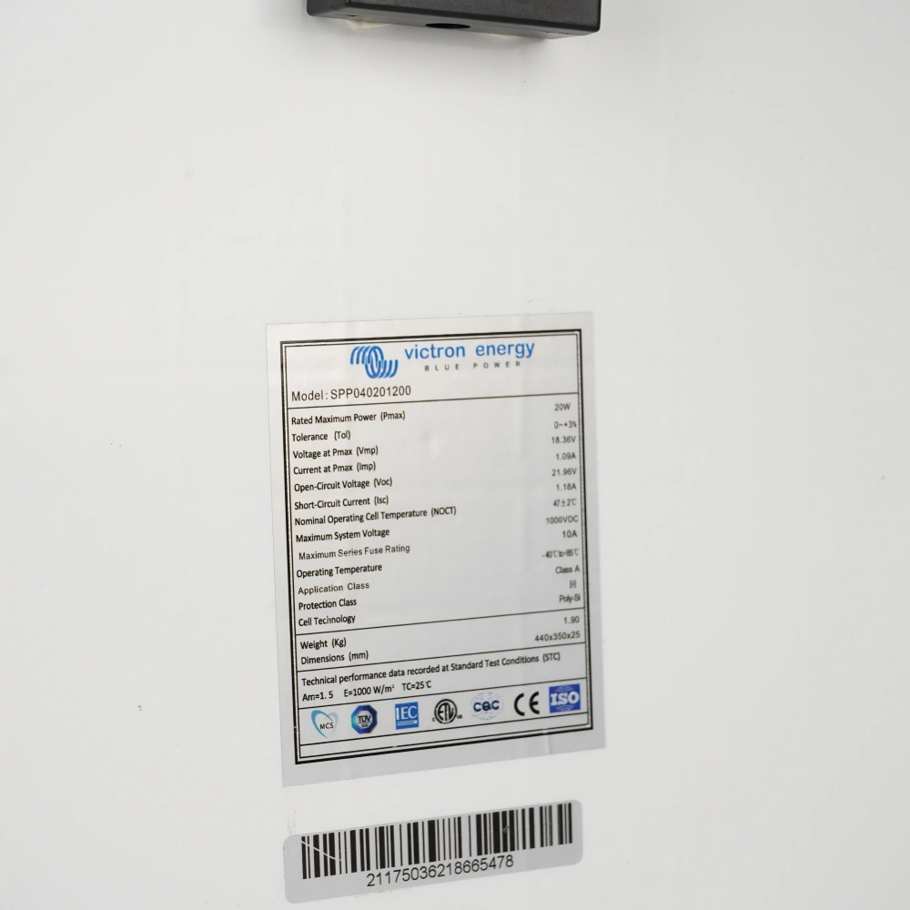 Victron Energy 20W-12V 4a, 20Wp, Poly PV модуль - Зображення 5