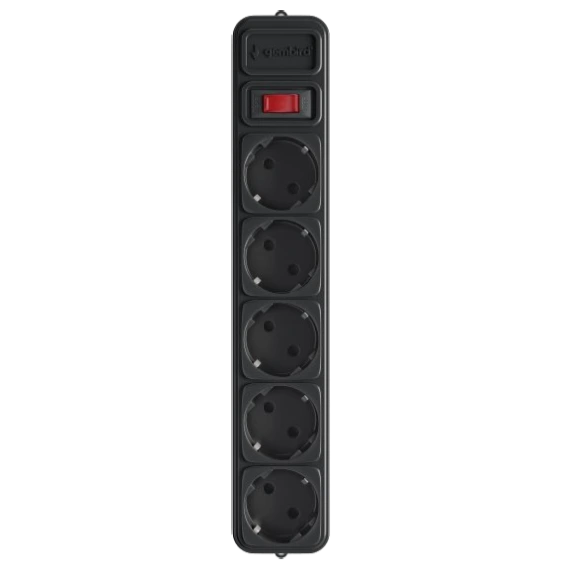 Gembird SPG5-X-6B Мережевий фільтр для ДБЖ (UPS) 1.8 м кабель 5 розеток
