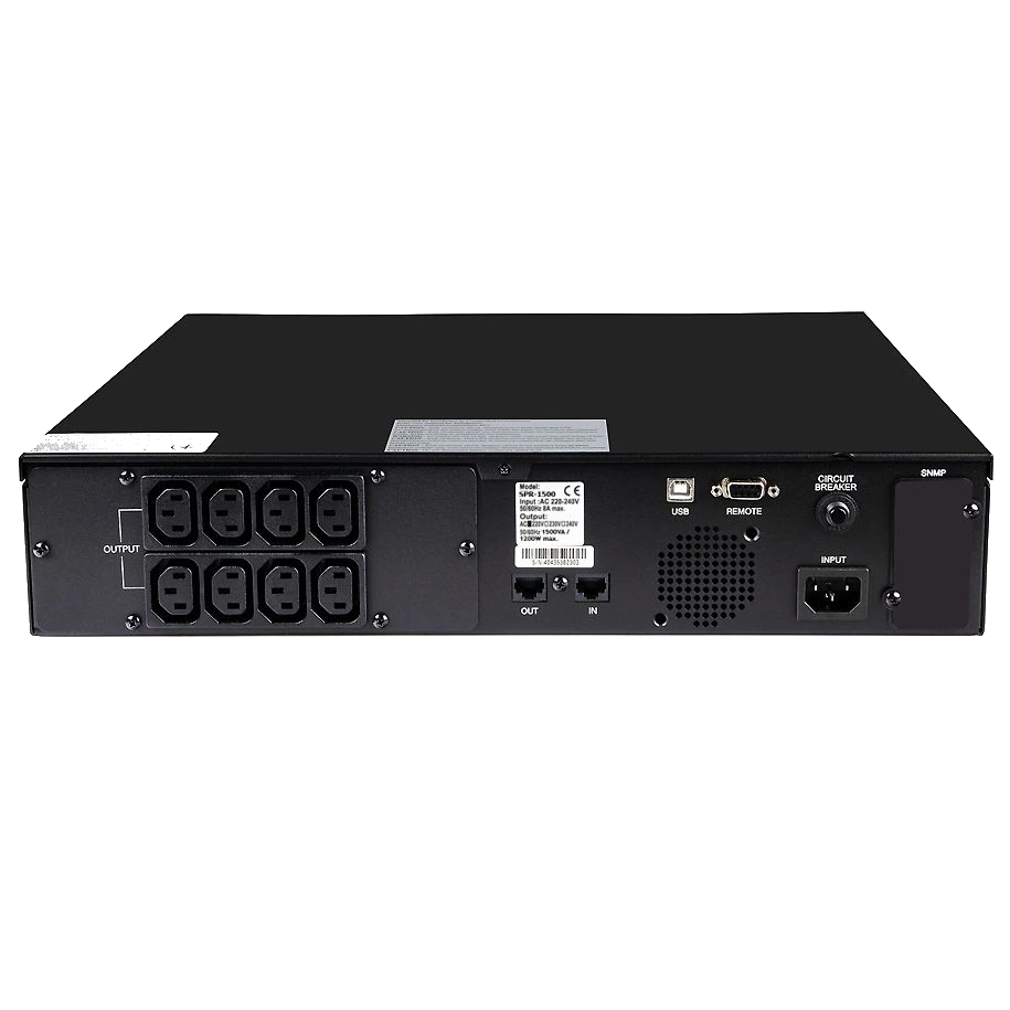 Powercom SPR-3000 LCD Джерело безперебійного живлення - Зображення 3