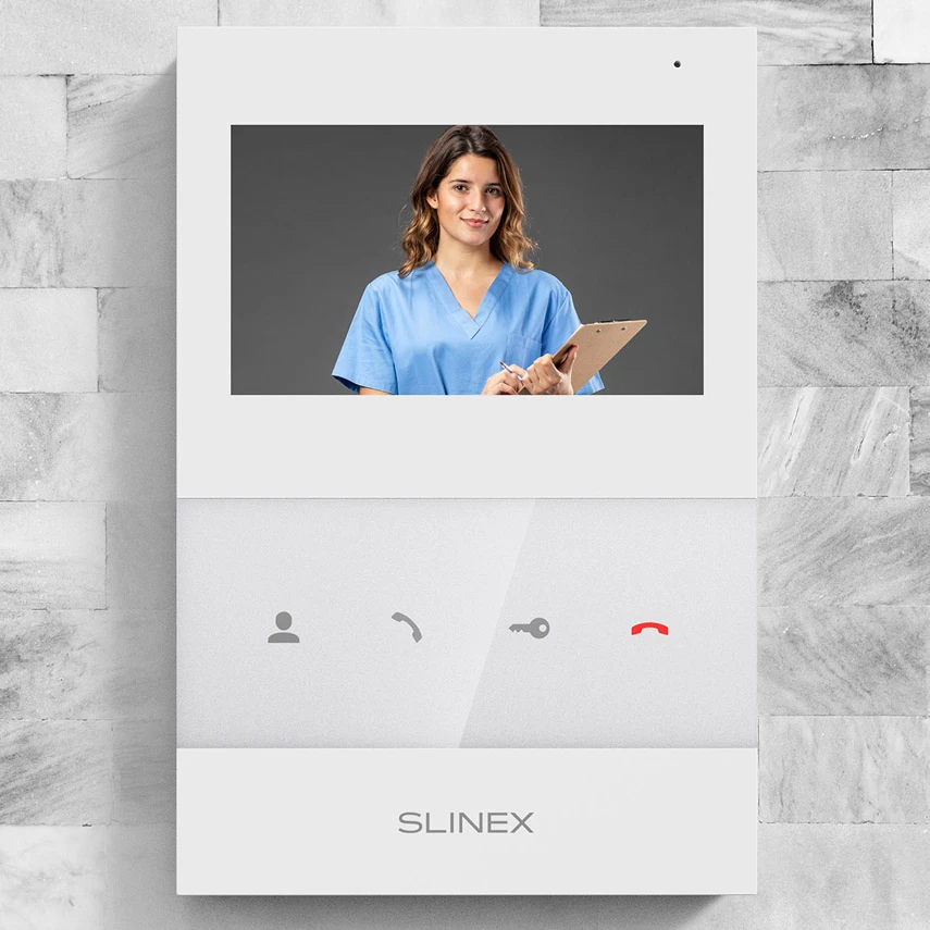 Slinex SQ-04 White + ML-16HR (чорний) Комплект відеодомофону - Зображення 4