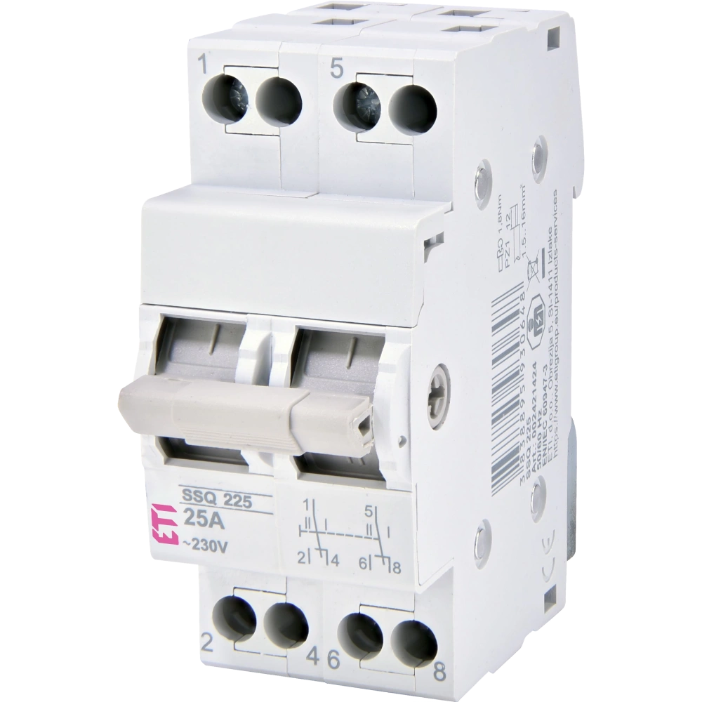 ЕТІ SSQ 240 "1-0-2", 2p 40A Перемикач навантаження