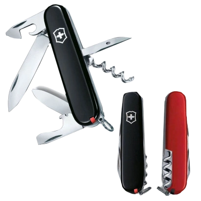 Victorinox Swiss Army Spartan Ukraine 1.3603.3.1 Ніж чорно-червоний