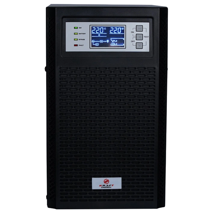 Kraft KRF-T3000VA/2400W(LCD) Pro Online Джерело безперебійного живлення
