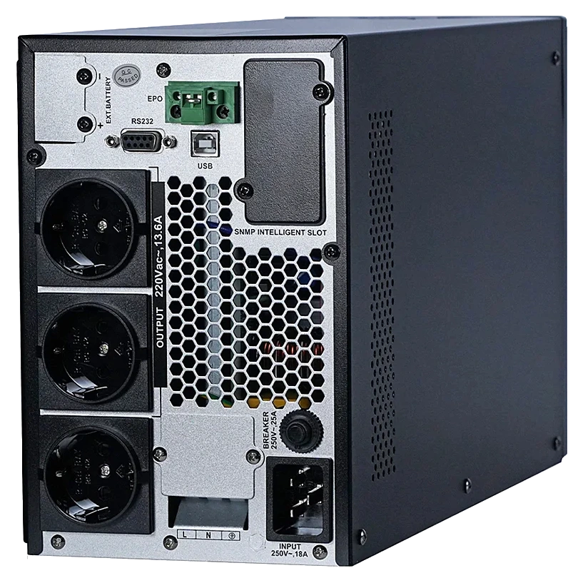 Kraft KRF-T3000VA/2400W(LCD) Pro Online Джерело безперебійного живлення - Зображення 3