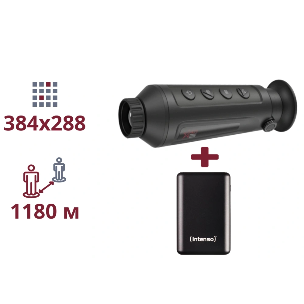 AGM Taipan TM25-384 + INTENSO Powerbank 2 000 мА•г ТЕПЛОВІЗІЙНИЙ МОНОКУЛЯР ТА ПОВЕРБАНК