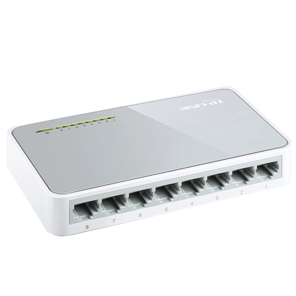 TP-LINK TL-SF1008D 8-портовий 10/100 Мбіт/с настільний комутатор - Зображення 3