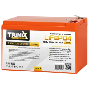 TRINIX TLFP-1212S Ultra 12А•г 12В Літієва акумуляторна батарея