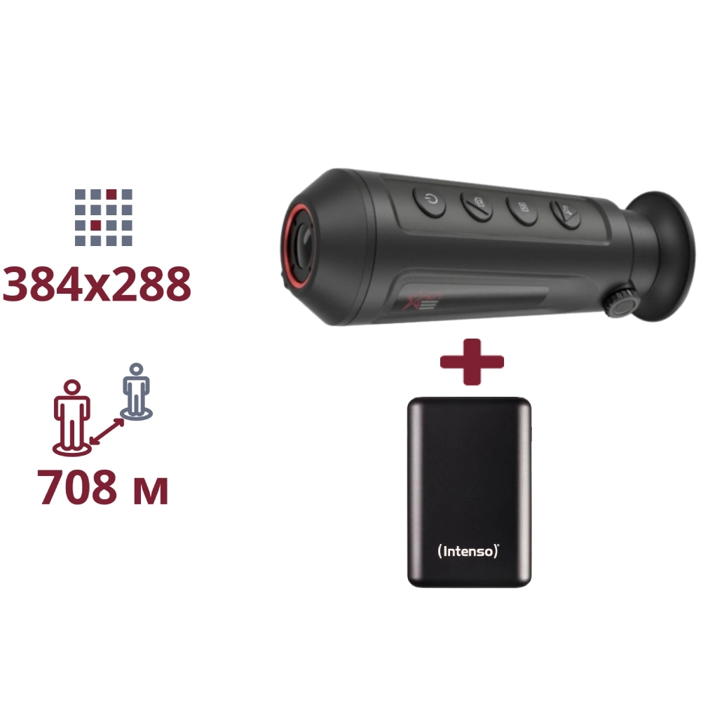 AGM Taipan TM15-384 + INTENSO Powerbank 2 000 мА•г ТЕПЛОВІЗІЙНИЙ МОНОКУЛЯР ТА ПОВЕРБАНК