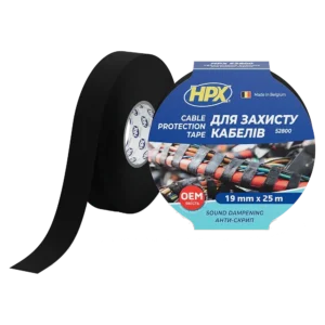 HPX TP1910 19мм х 25м Стрічка для жгутування та захисту кабелів