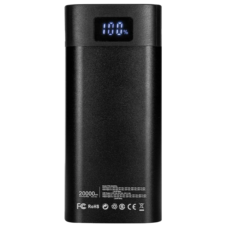 Trinix TPB-6520PDL (20000 mAh) Black Повербанк - Зображення 3