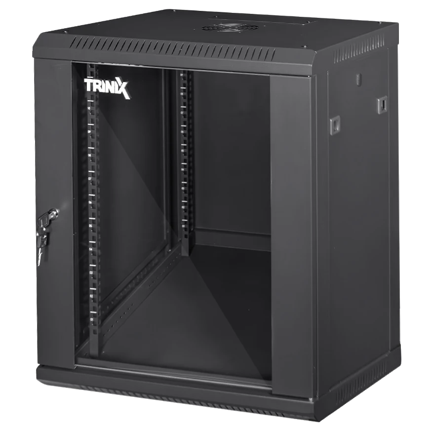 Trinix TRX-12U/600x450x637 Black Комутаційна шафа