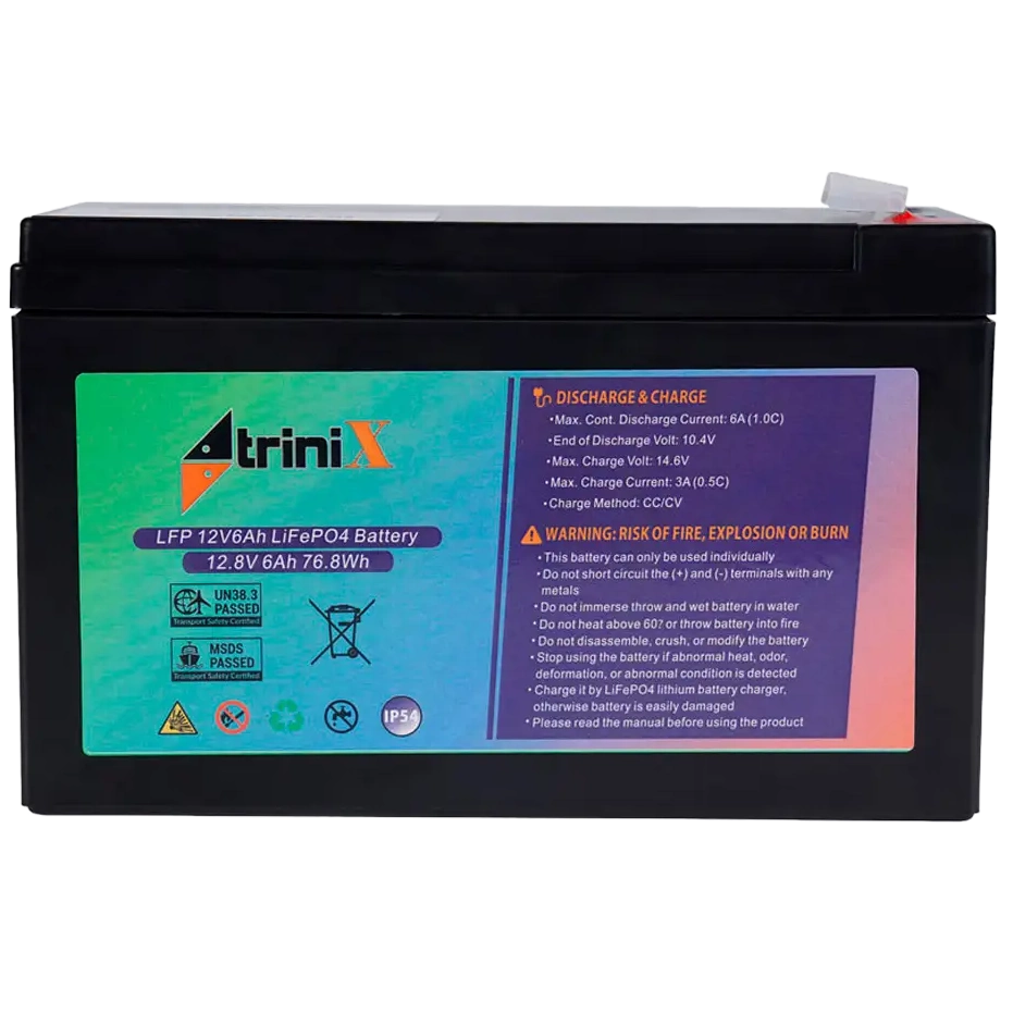 TRINIX LFP 12V6Ah LiFePo4 Акумуляторна батарея