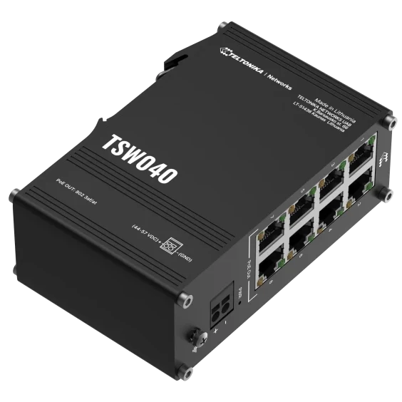 Teltonika TSW040 PoE+ Комутатор 8 портів некерований - Зображення 3