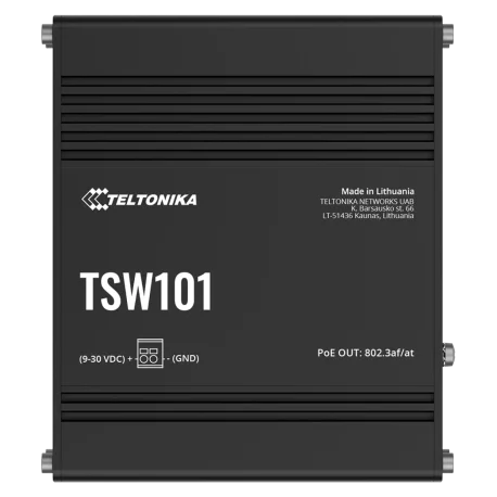 Teltonika TSW101 POE+ для використання в транспорті Комутатор 5 портів некерований - Зображення 6