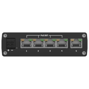 Teltonika TSW101 POE+ для використання в транспорті Комутатор 5 портів некерований