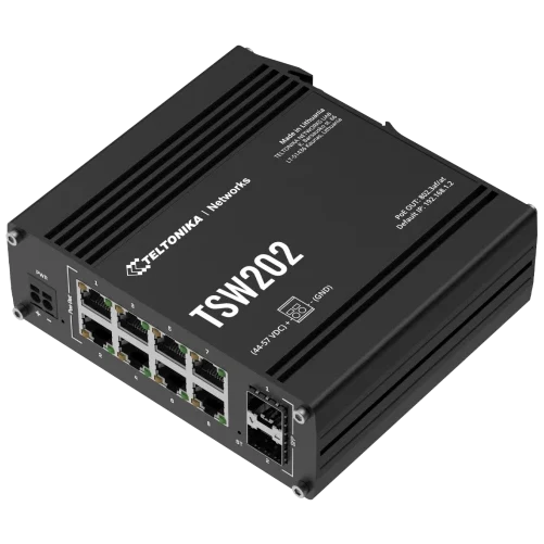 Teltonika TSW202 PoE+ Комутатор 8 портів керований - Зображення 3