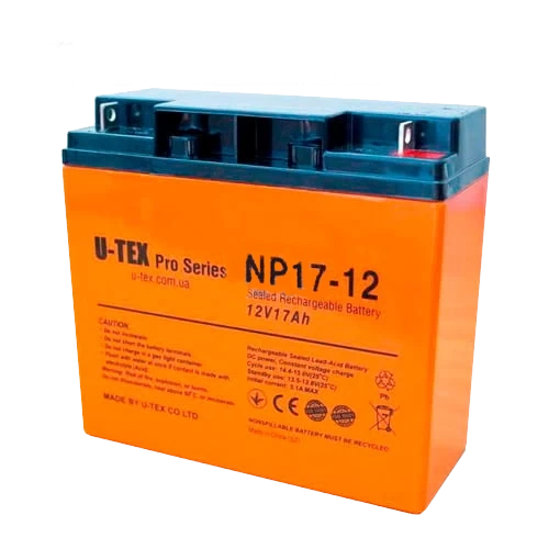 U-tex PRO 12В / 17 Ah Акумулятор