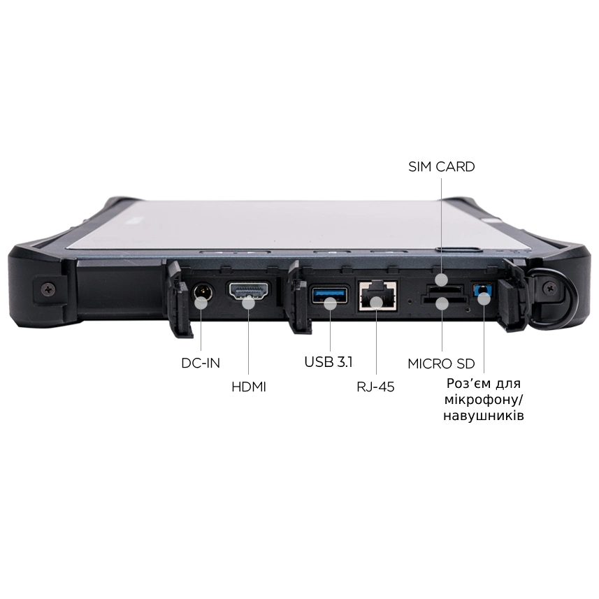 Durabook U11I 11.6FHD/Intel i5-10210Y/8/128/int/W10P Планшет - Зображення 4