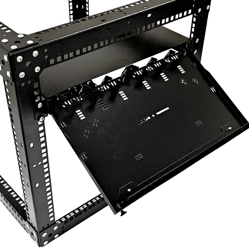 Cube 19" 9U CMS (UA-OFLC955W2.0-BK) Стійка-кронштейн - Зображення 3