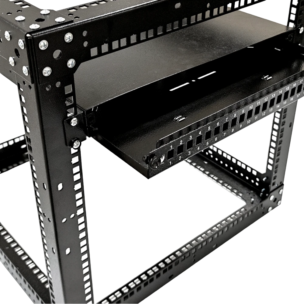 Cube 19" 9U CMS (UA-OFLC955W2.0-BK) Стійка-кронштейн - Зображення 4