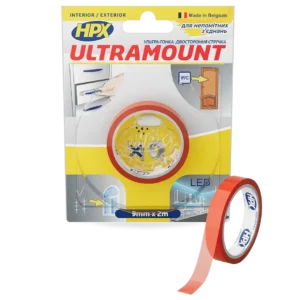 HPX UM0902 ULTRA MOUNT 9мм х 2м Стрічка двохстороння