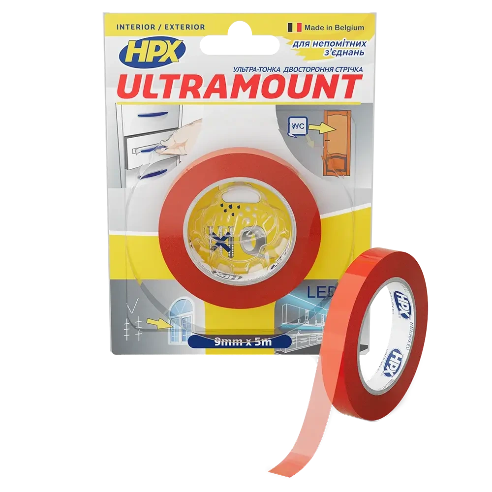 HPX UM0905 ULTRA MOUNT 9мм х 5м Стрічка двохстороння