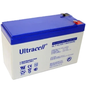 Ultracell UL7-12 7A•г 12В Свинцево-кислотна акумуляторна батарея