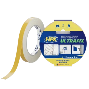 HPX DSU1205 ULTRAFIX 12мм х 5м Стрічка двохстороння