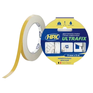 HPX DSU0905 ULTRAFIX 9мм х 5м Стрічка двохстороння