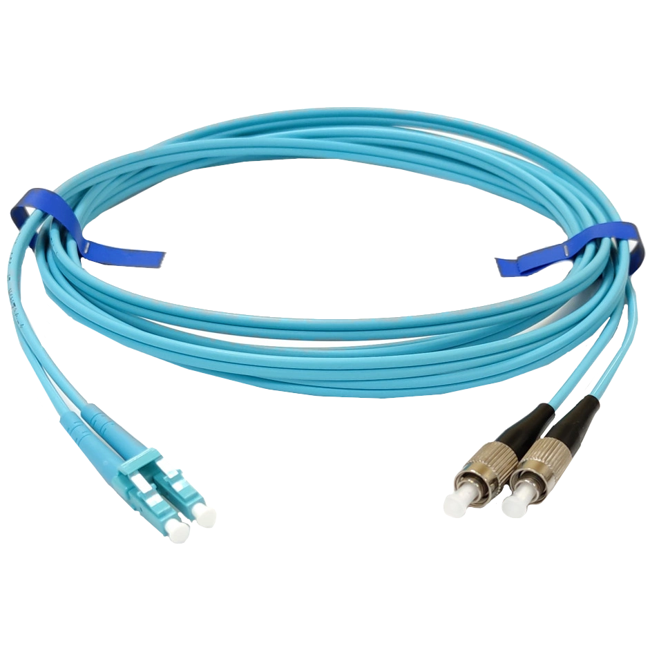 CMS FC/UPC-LC/UPC MM (OM3) 3м Duplex Slim Патчкорд оптичний
