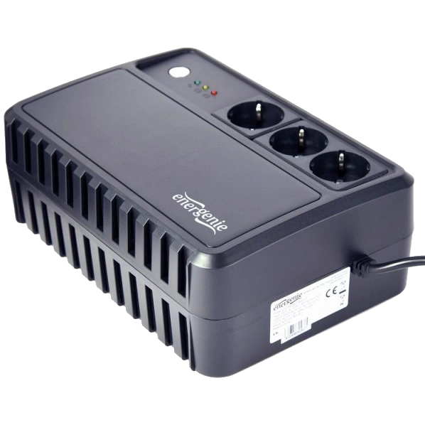 EnerGenie EG-UPS-3SDT600-01 600ВA апроксимована синусоїда Джерело безперебійного живлення