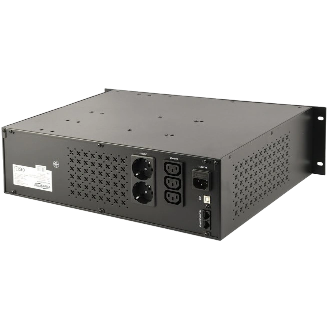 EnerGenie UPS-RACK-1200 1200А апроксимована синусоїда Джерело безперебійного живлення - Зображення 3