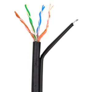 4*2*0.5-CU PE MT CAT5е Кабель мережевий UTP з тросом бухта 305м