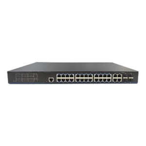 UTEPO UTP3328TS-PSB-L2 L2 PoE+ Комутатор 24 порти керований