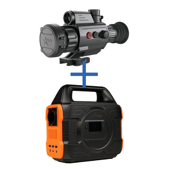 AGM Varmint LRF TS50-640 + UTEPO UPS300 Тепловізор та зарядна станція