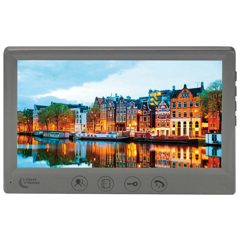 Light Vision AMSTERDAM FHD GRAY Відеодомофон