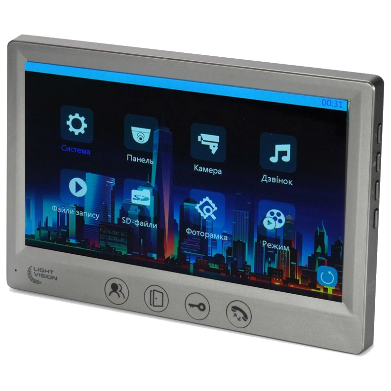 Light Vision AMSTERDAM FHD GRAY Відеодомофон - Зображення 3