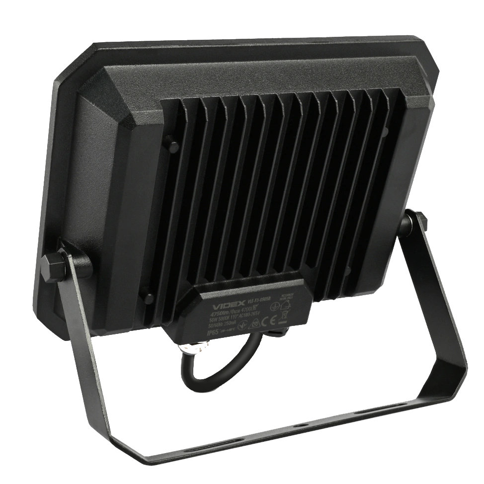 VIDEX F3 50W 5000K 220V LED прожектор - Зображення 3