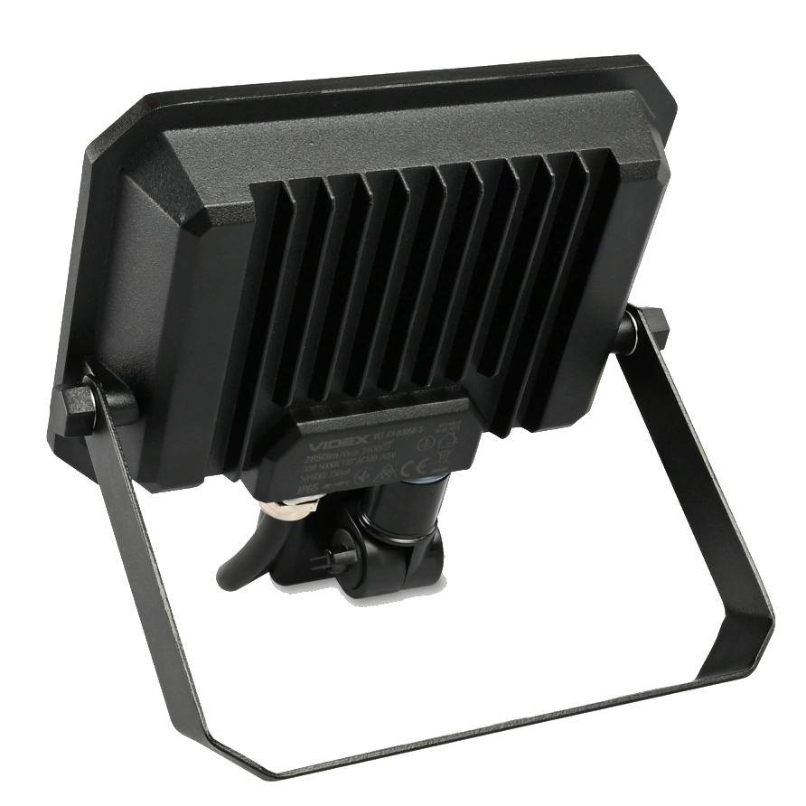 VIDEX F3 30W 5000K 220V LED прожектор з датчиком руху - Зображення 3
