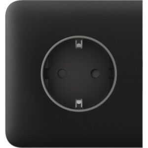 Бічна панель для вбудованої розетки Ajax SideCover for Outlet Basic, чорний